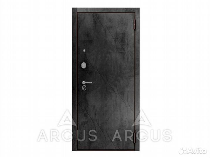 Дверь с биометрическим замком и терморазрывом