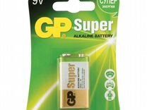 Батарейки GP Super Alkaline 1604 (Крона, 9V)
