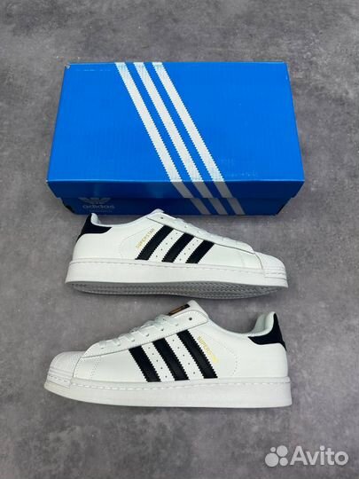 Кроссовки Adidas Superstar белые классические