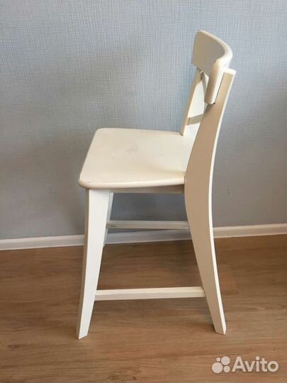 Стул для кормления Ingolf. Икеа. Белый