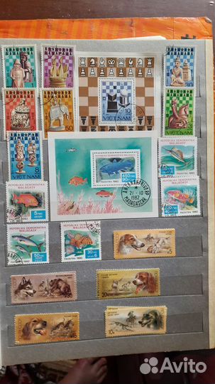 Почтовые марки СССР, Монголия и другие