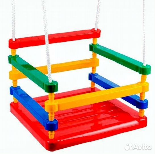 Пластиковые верёвочные качели