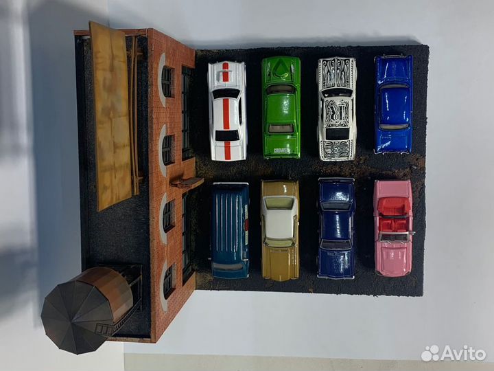 Диорама 1:64 паркинг для машин HotWheels