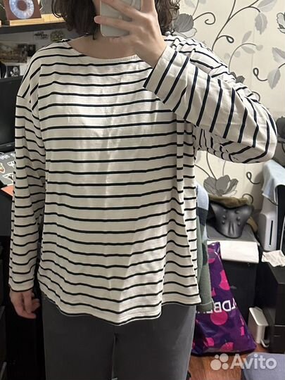 Лонгслив женский оверсайз