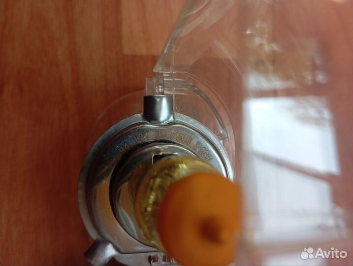 Лампы h4 h3 жёлтые 90/100w 12v