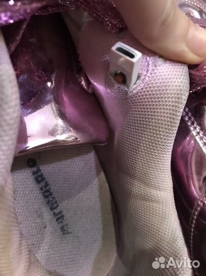 Кеды детские светящиеся, для девочек, 38 размер