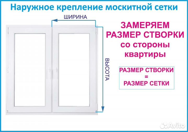 Москитная сетка на окно