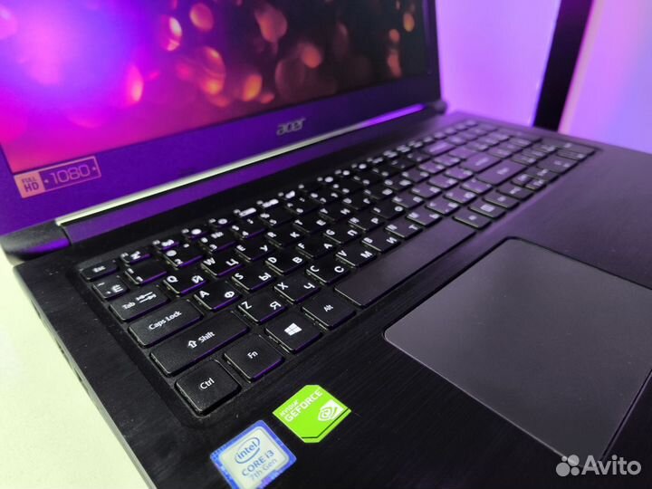 Игровой Ноутбук acer : Core I3 / MX130 / 8GB / SSD