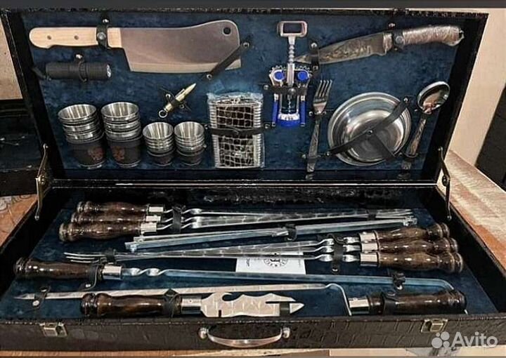 Набор шампуров подарочный 