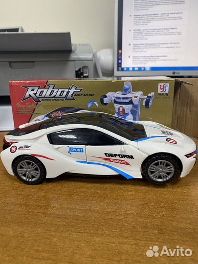 Машина Robot Deform super speed deform car