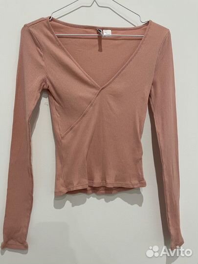 Джемпер лонгслив h&m новый S