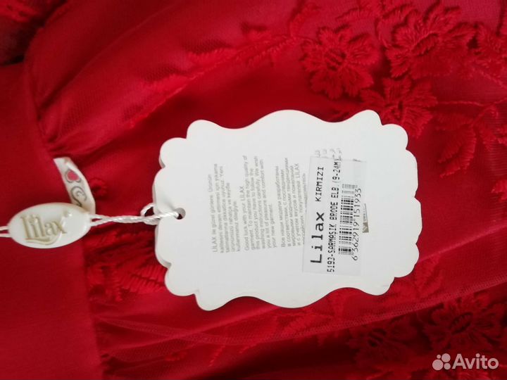 Платье для девочки 74-80