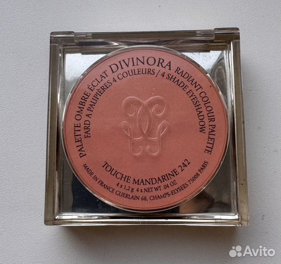 Guerlain divinora тени 242 touche mandarine