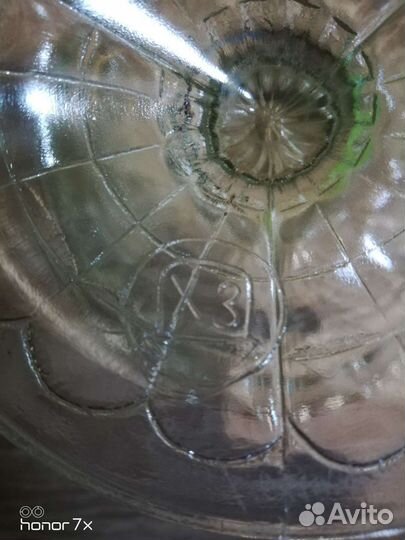 Ваза для фруктов на ножке СССР дхз