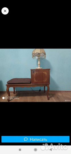 Банкетка из массива Дуб. Винтаж