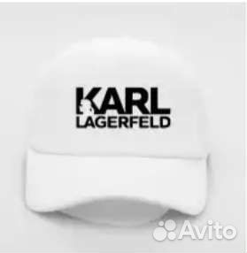 Кепка Karl Lagerfeld бейсболка белая