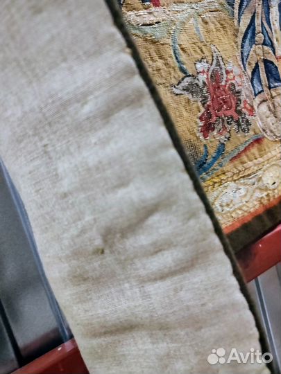 Старинный огромный гобелен шпалера 18 век