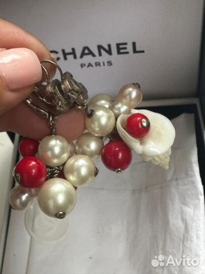 Серьги Chanel оригинал