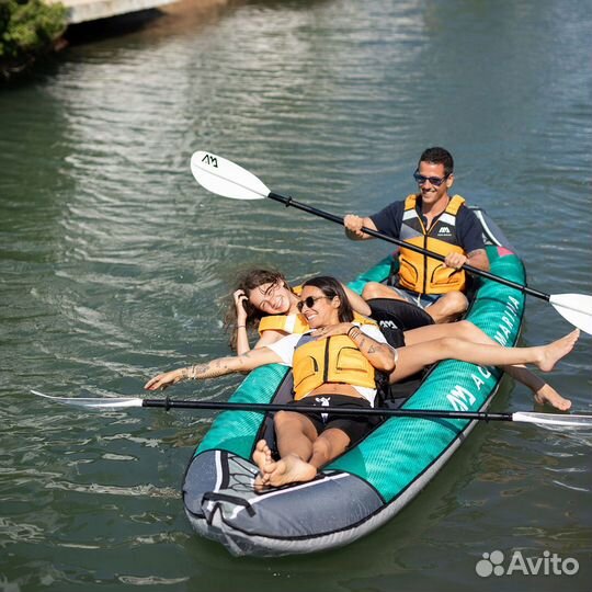 Каяк надувной трехместный Aqua Marina Laxo-380 S23