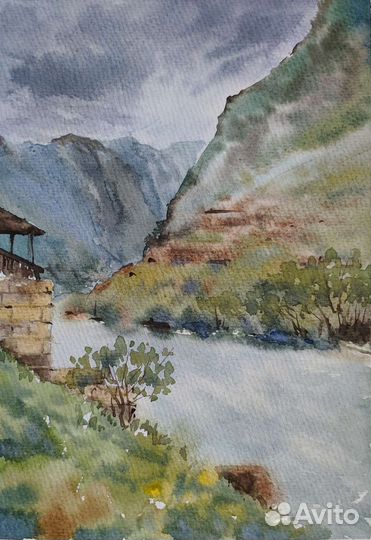 Картина акварель