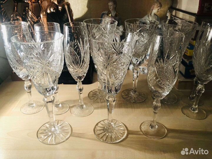 Хрустальные фужеры