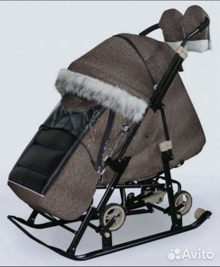Детские санки коляска