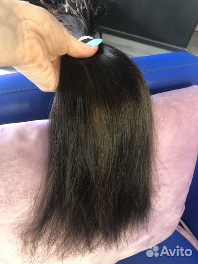 Волосы для наращивания натуральные 45см