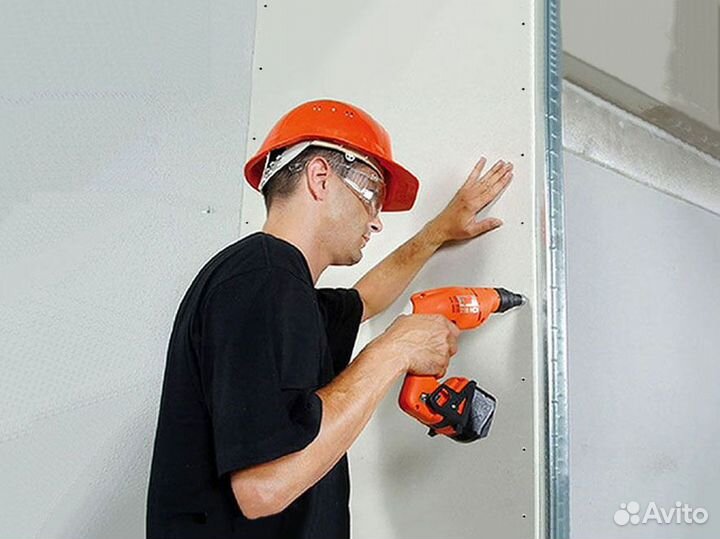 Гипсокартонщик вахта с 3х питанием