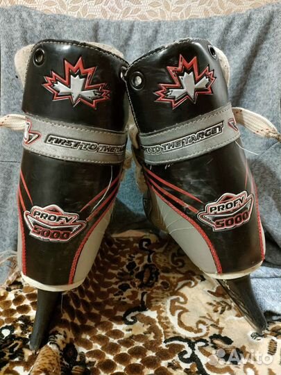 Коньки хоккейные детские profy, 38 размер