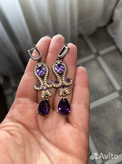 Серебряные серьги