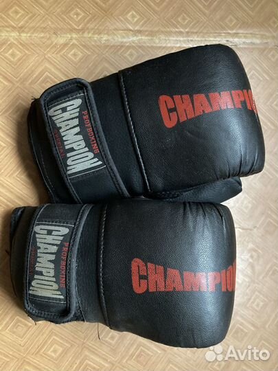 Боксерские перчатки снарядные champion