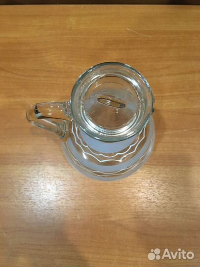 Кувшин графин советский стекло матовое винтаж СССР