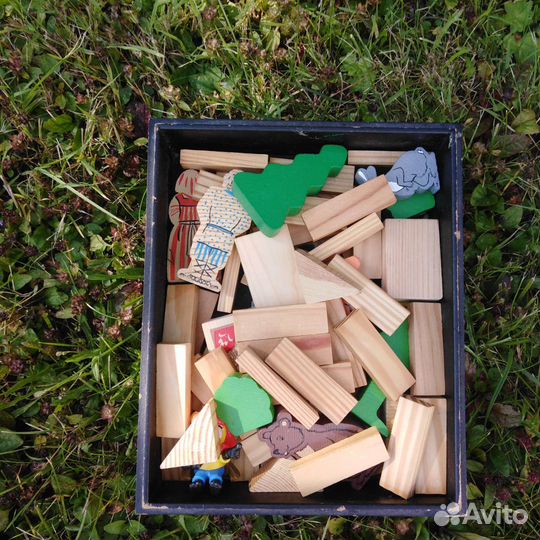 Лего деревянное