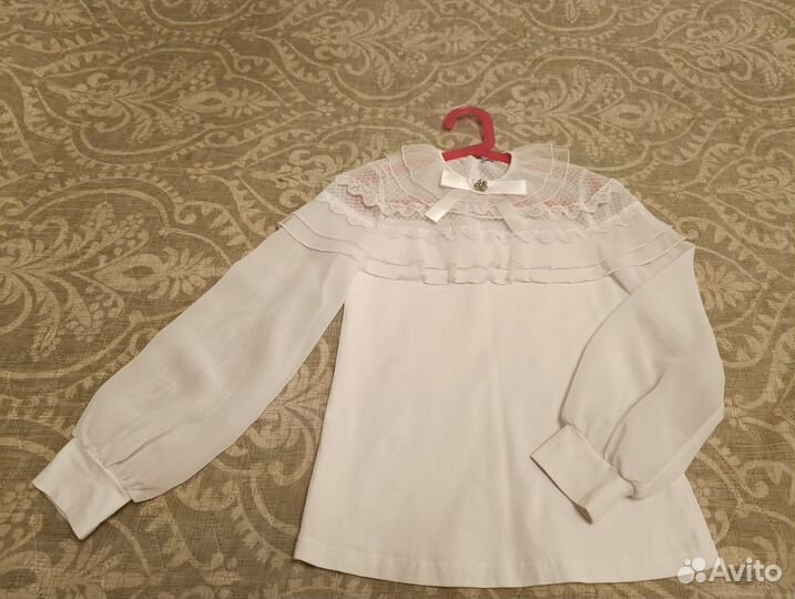 Красивые школьные блузки р 140