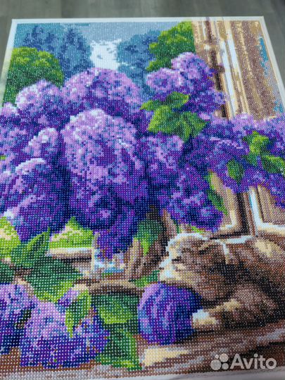 Алмазная мозаика на подрамнике готовая