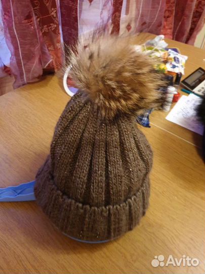 Шапка норковая новая женская