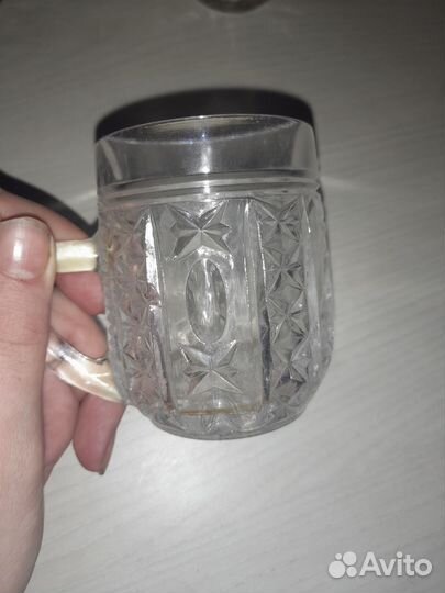 Кружка хрустальная СССР (набор 7 штук)