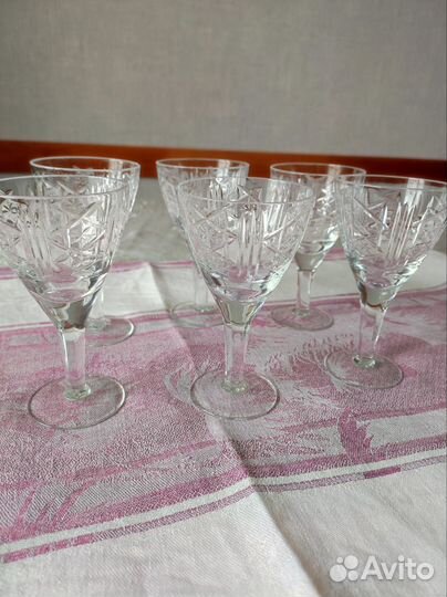 Фужеры хрустальные СССР