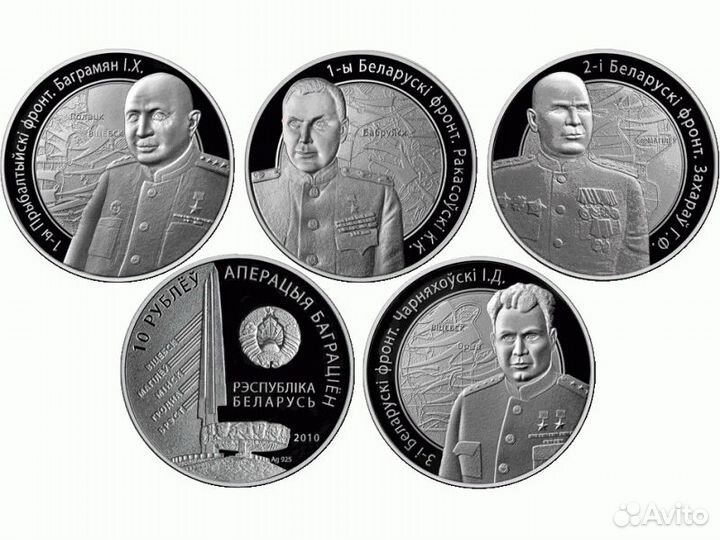 Беларусь 1 рубль Птица года. Все 14 монет