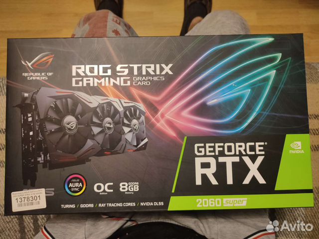 Видеокарта Asus 2060 super ROG strix OC 8Gb
