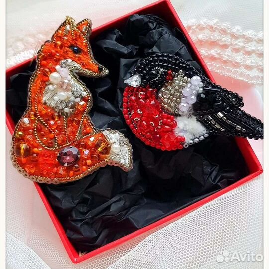 Брошь ручная работа