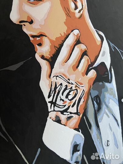 Готовая картина по номерам Егор Крид