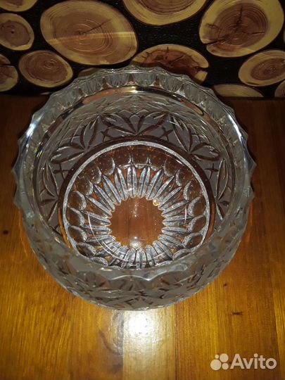 Хрустальная фруктовница