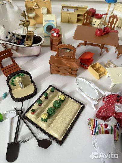 Sylvanian families мебель фигурки