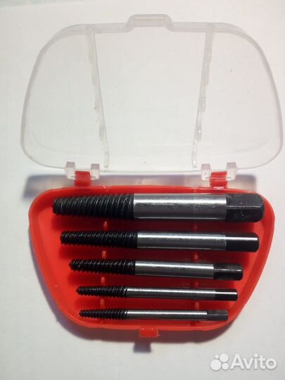 Набор извлекателей обломков болтов винтов шурупов