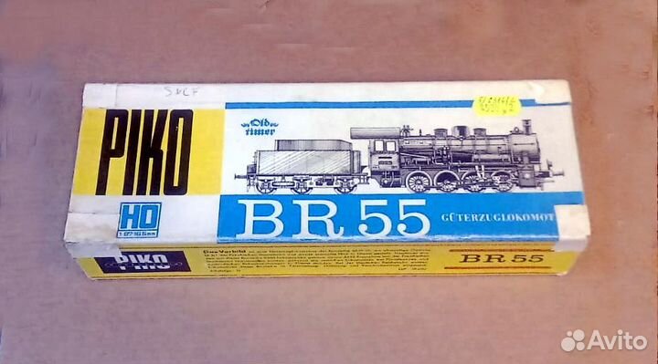 Паровоз бр-55 на 16,5 мм