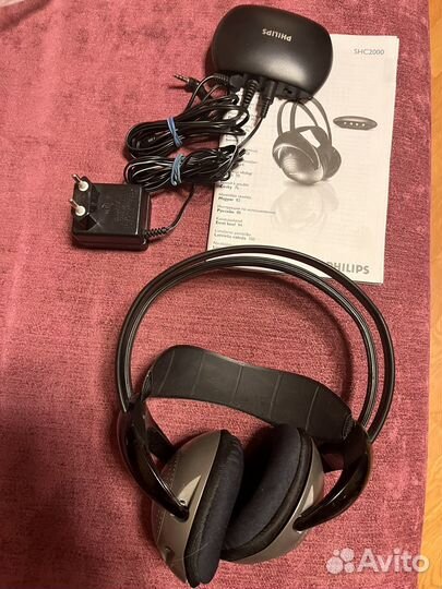 Беспроводные наушники Philips для тв SHC2000