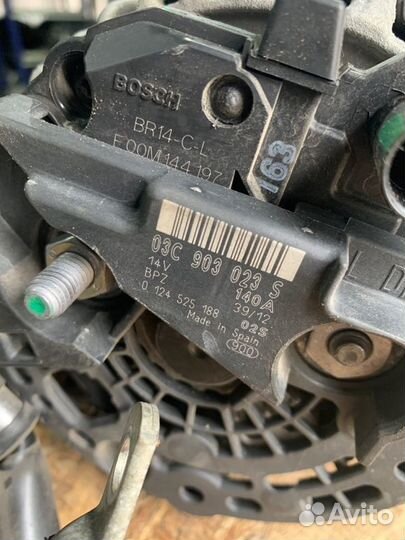 Генератор Audi A1 8X (5хб) 1.4 CAX 2010-2015