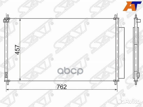 Радиатор кондиционера Honda Pilot 08-15 ST-HD58