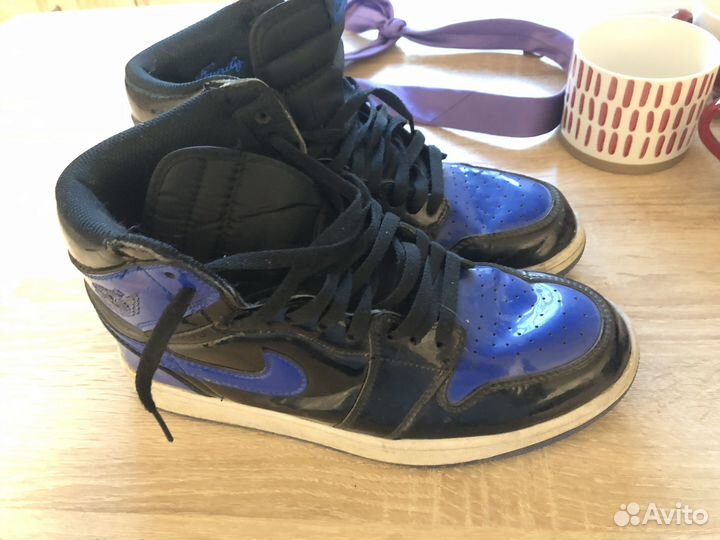 Nike air jordan 1 high black roayl blue